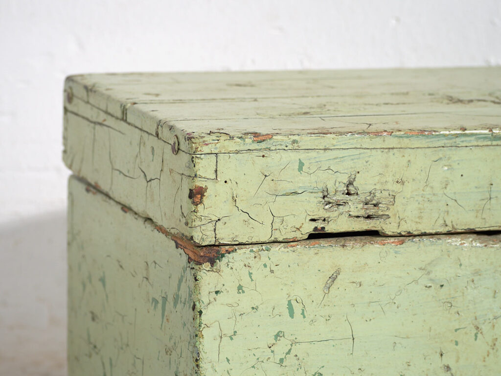 Mint green antique chest (c.1920) #5