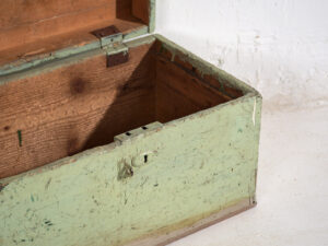 Mint green antique chest (c.1920) #5