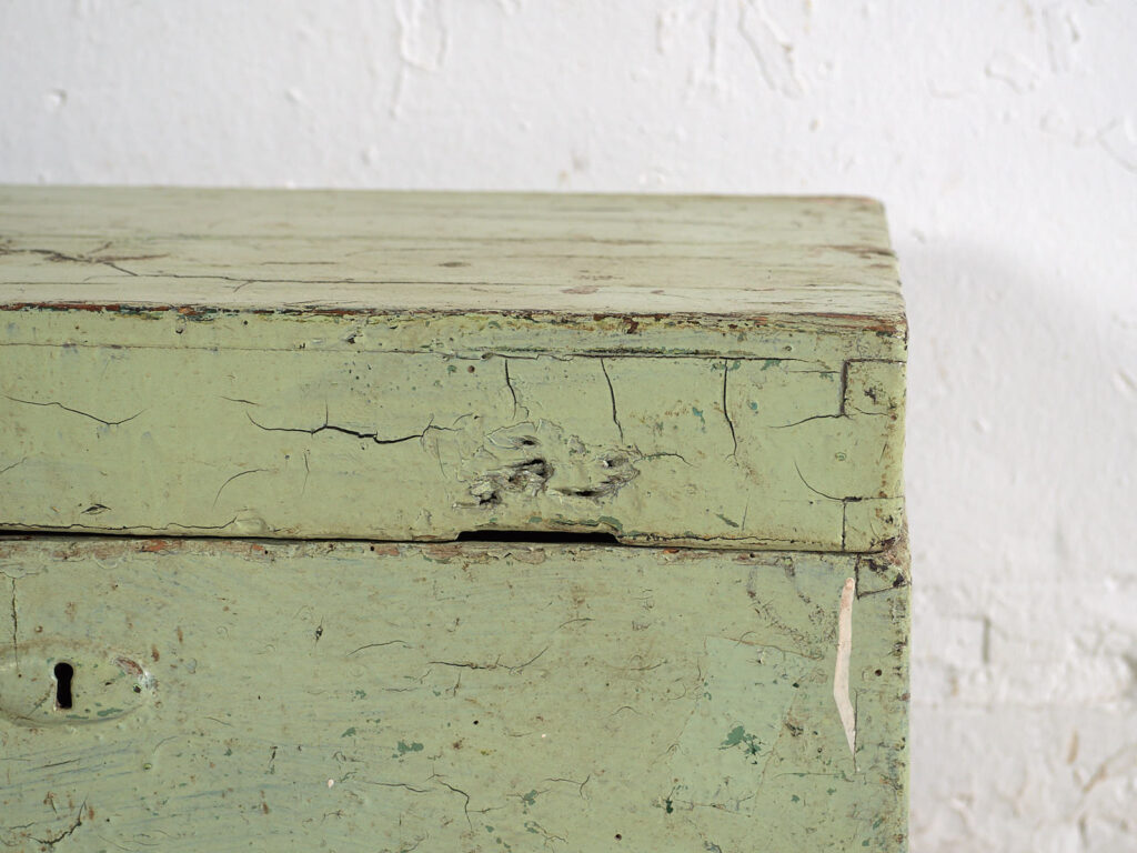Mint green antique chest (c.1920) #5