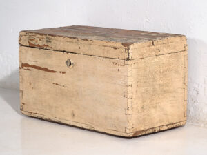 Cofre blanco antiguo (c.1920) #6