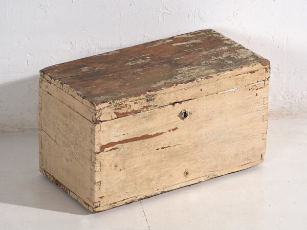 Cofre blanco antiguo (c.1920) #6