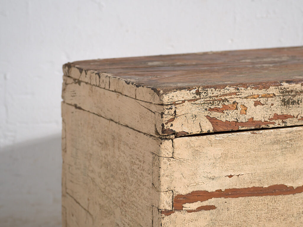 Cofre blanco antiguo (c.1920) #6