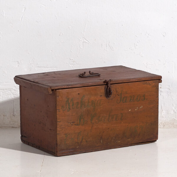 Pequeño cofre antiguo (Año 1887) #7