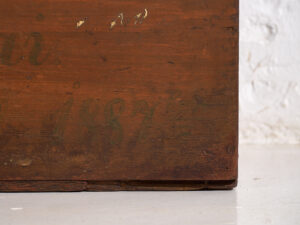 Small antique chest (Year 1887) #7