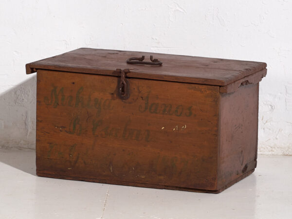 Pequeño cofre antiguo (Año 1887) #7