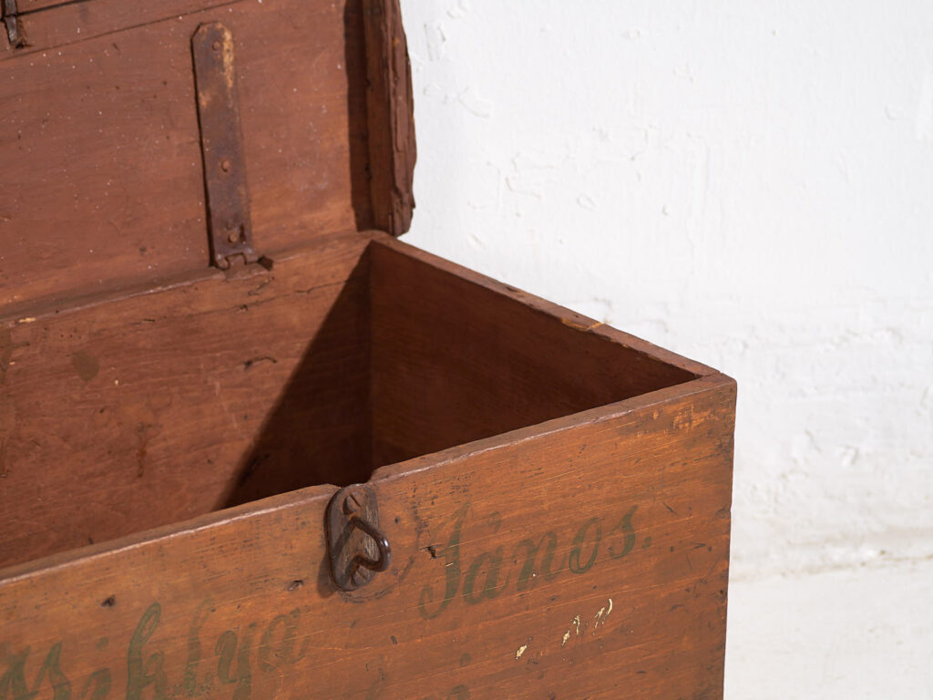 Small antique chest (Year 1887) #7