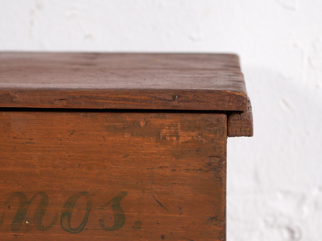 Small antique chest (Year 1887) #7