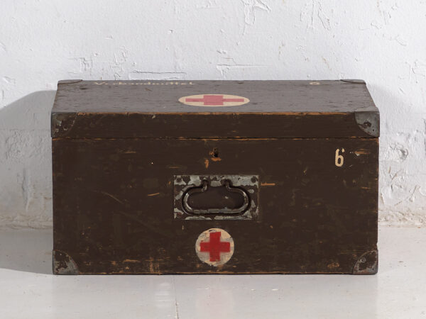 Baúl médico militar vintage (c.1940) #4