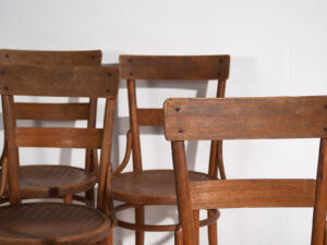 Antique set of Thonet chairs (c.1920). Set of four pieces #1