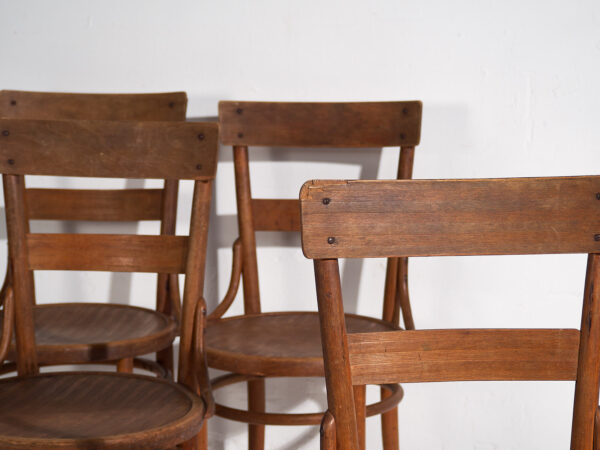 Conjunto antiguo de sillas Thonet (c.1920). Conjunto de 4 piezas #1