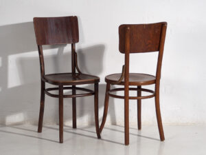 Sillas de madera curvada antiguas (c.1940). Conjunto de 4 piezas #5