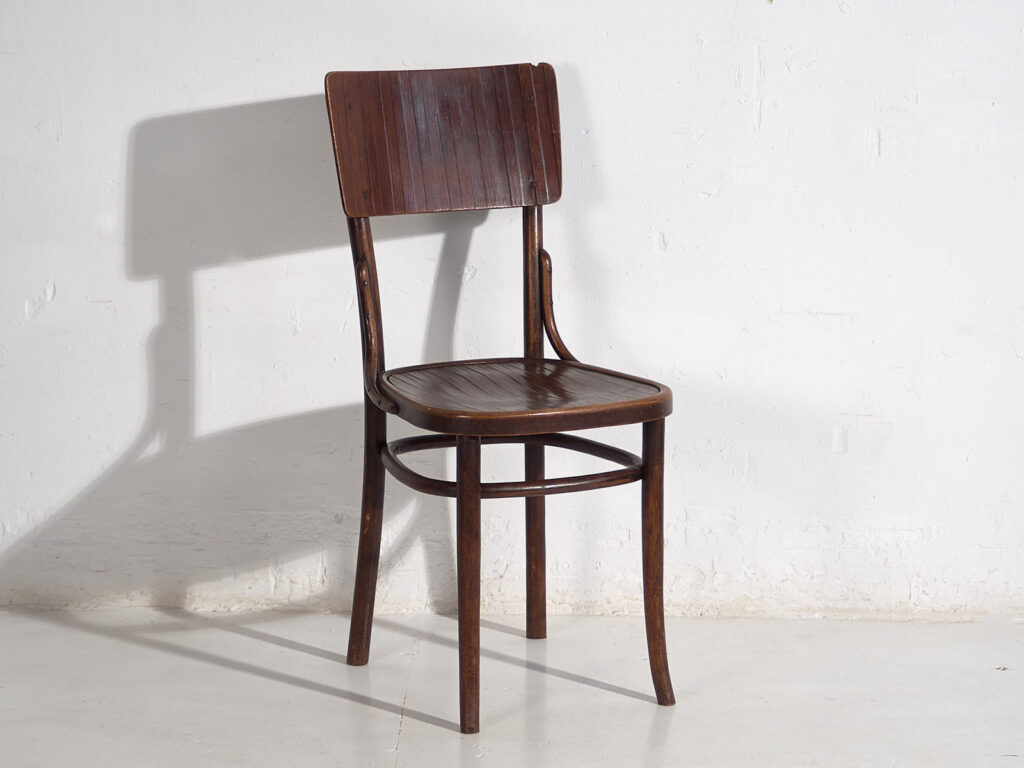 Sillas de madera curvada antiguas (c.1940). Conjunto de 4 piezas #5