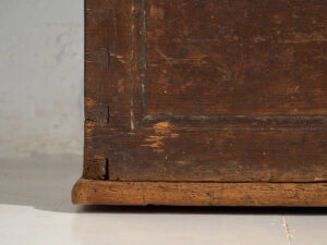 Baúl antiguo de madera maciza fechado Año 1836 #13
