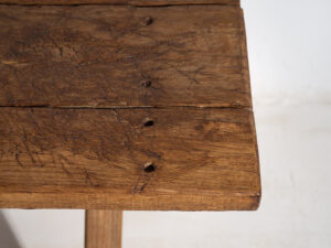 Mesa de comedor antigua en forma de X (c.1920) #16