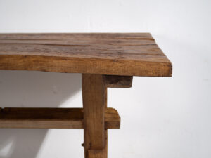 Mesa de comedor antigua en forma de X (c.1920) #16