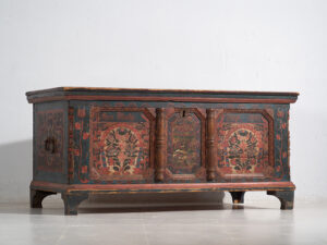 Antique hand painted trunk dated 1847 #22