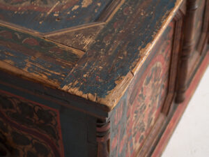 Antique hand painted trunk dated 1847 #22