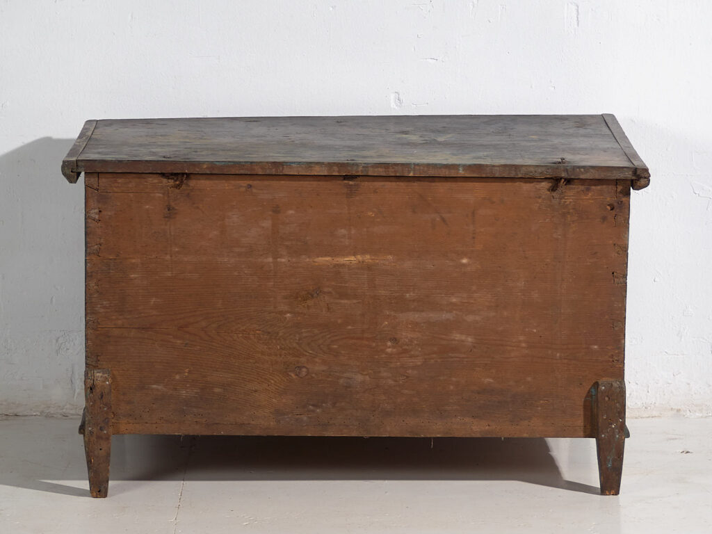 Malle ancienne peint à la main - Europe centrale (vers 1850)