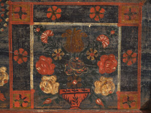 Arcón pintado antiguo (c.1870) #28