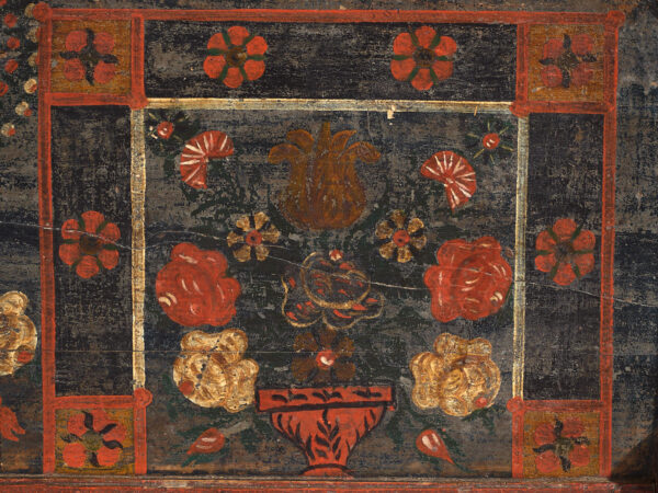 Arcón pintado antiguo (c.1870) #28