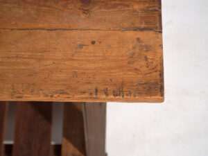 Antigua isla de cocina de madera maciza (c.1920) #5