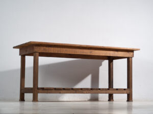 Antigua isla de cocina de madera maciza (c.1920) #5