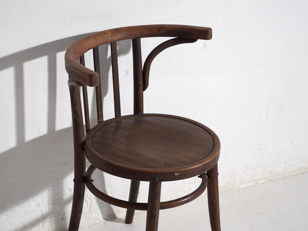 Sillas antiguas Thonet con reposabrazos (c.1920). Conjunto de 4 piezas #3
