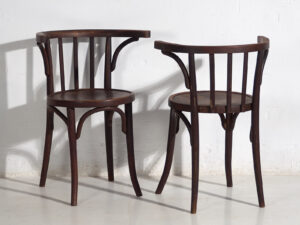 Sillas antiguas Thonet con reposabrazos (c.1920). Conjunto de 4 piezas #3