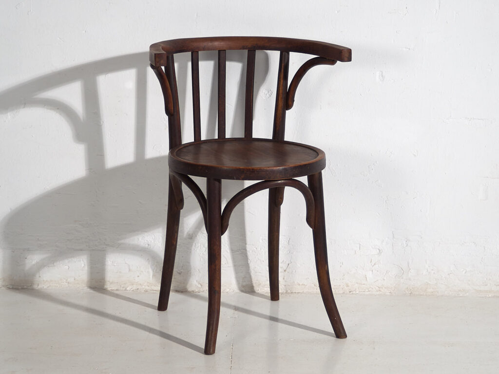 Sillas antiguas Thonet con reposabrazos (c.1920). Conjunto de 4 piezas #3