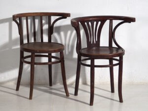 Sillas antiguas Thonet con reposabrazos (c.1920). Conjunto de 4 piezas #3