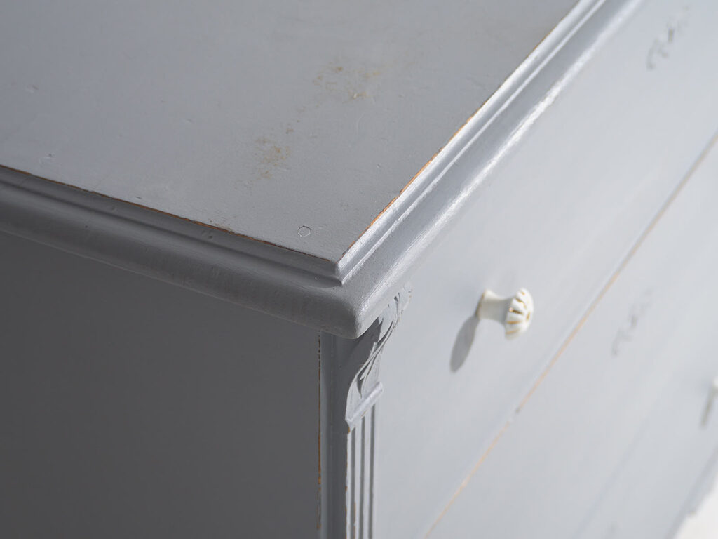 Cómoda gris plata antigua (c.1900) #18