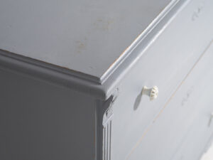 Cómoda gris plata antigua (c.1900) #18