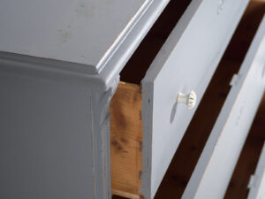 Cómoda gris plata antigua (c.1900) #18