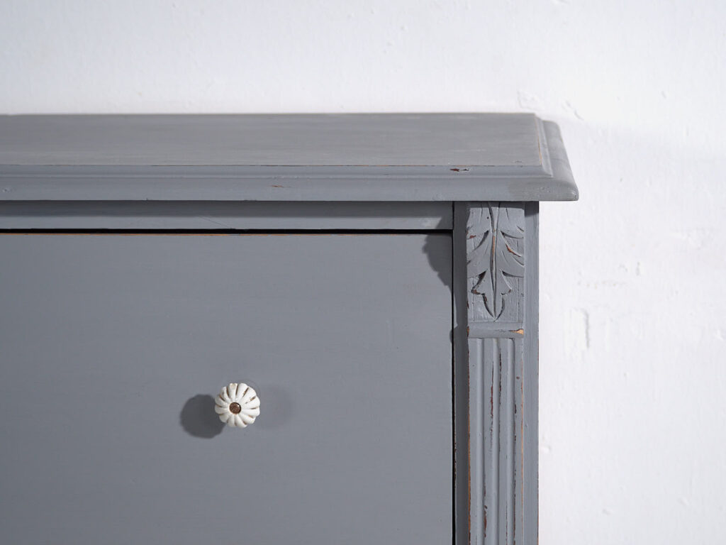 Cómoda gris plata antigua (c.1900) #18