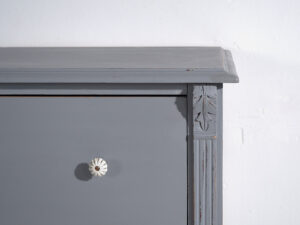 Cómoda gris plata antigua (c.1900) #18