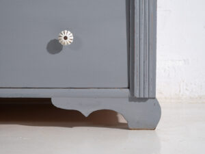 Cómoda gris plata antigua (c.1900) #18