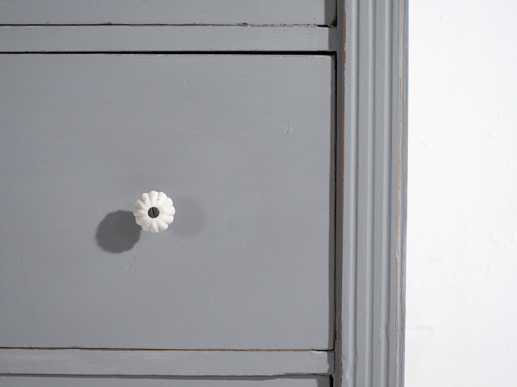 Antigua cómoda de color gris (c.1920) #19