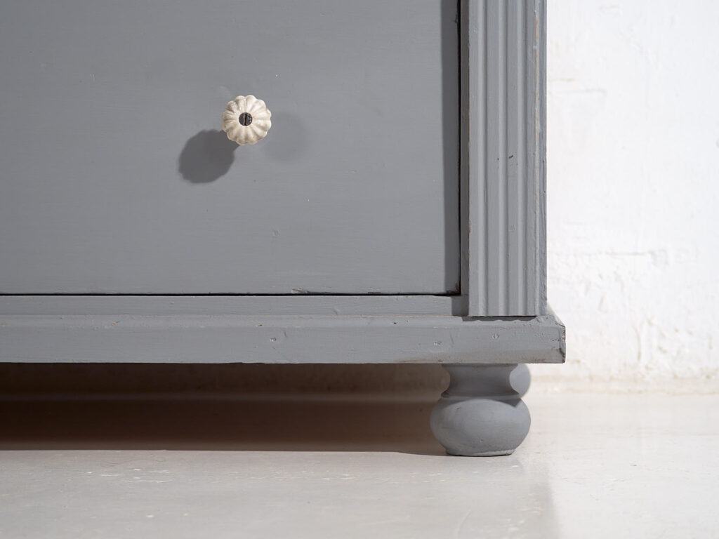 Antigua cómoda de color gris (c.1920) #19