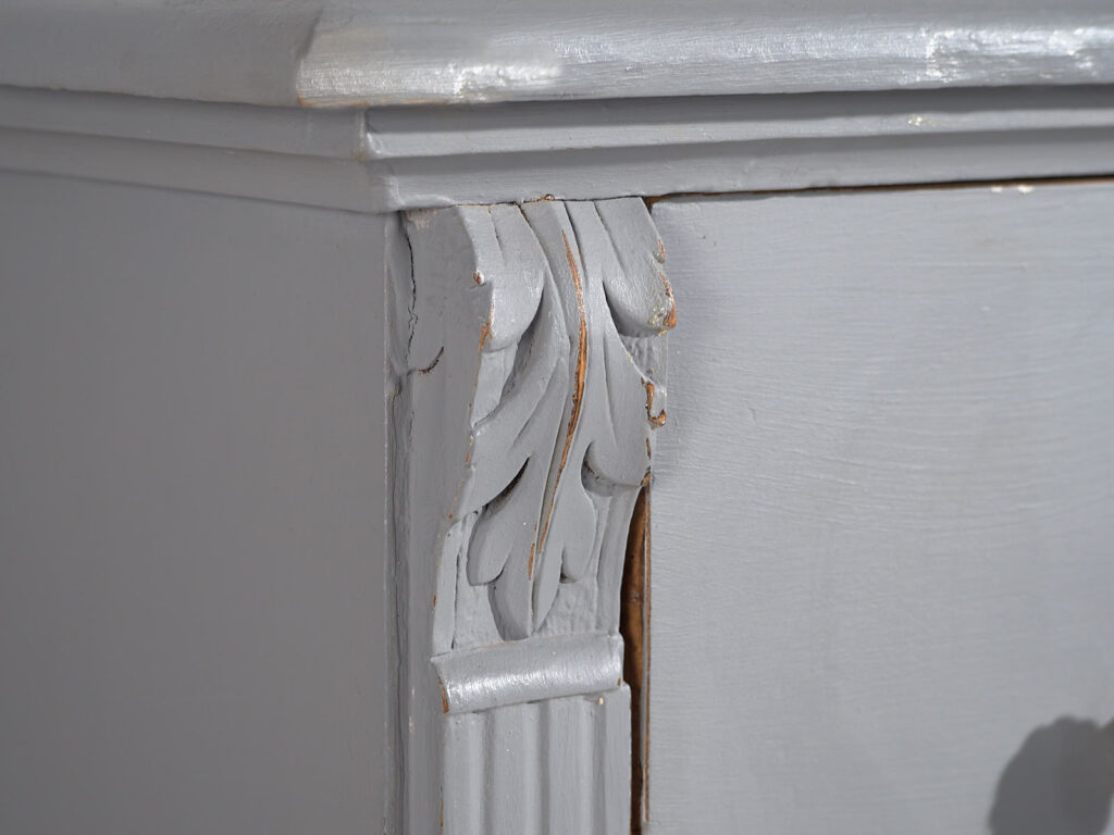 Antigua cómoda de color gris (c.1920) #19