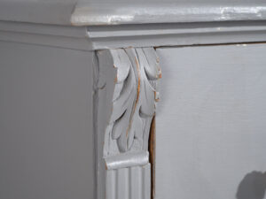 Antigua cómoda de color gris (c.1920) #19