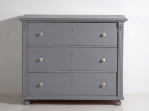 Antigua cómoda de color gris (c.1920) #19