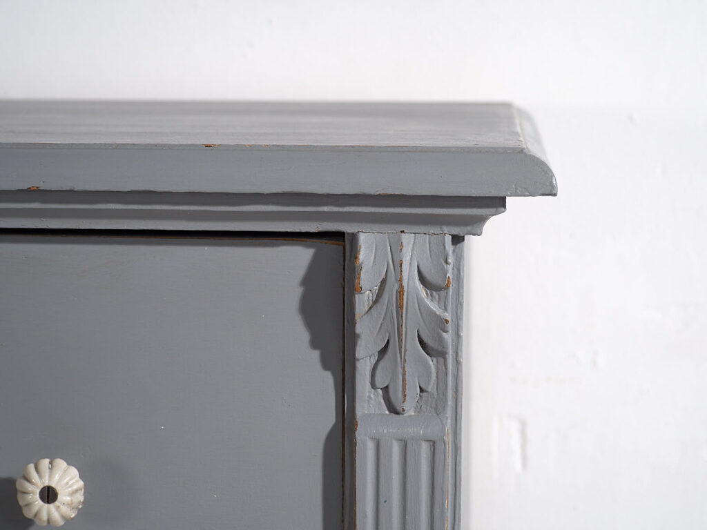 Antigua cómoda de color gris (c.1920) #19