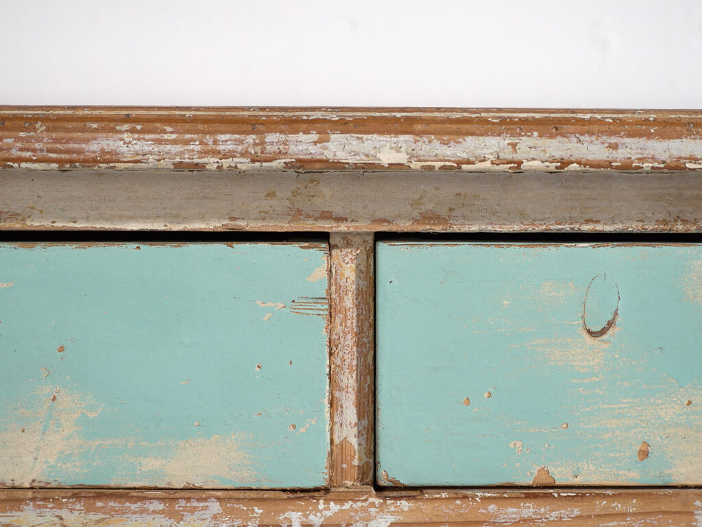 Antique sky blue chest of drawers (c.1920) #20