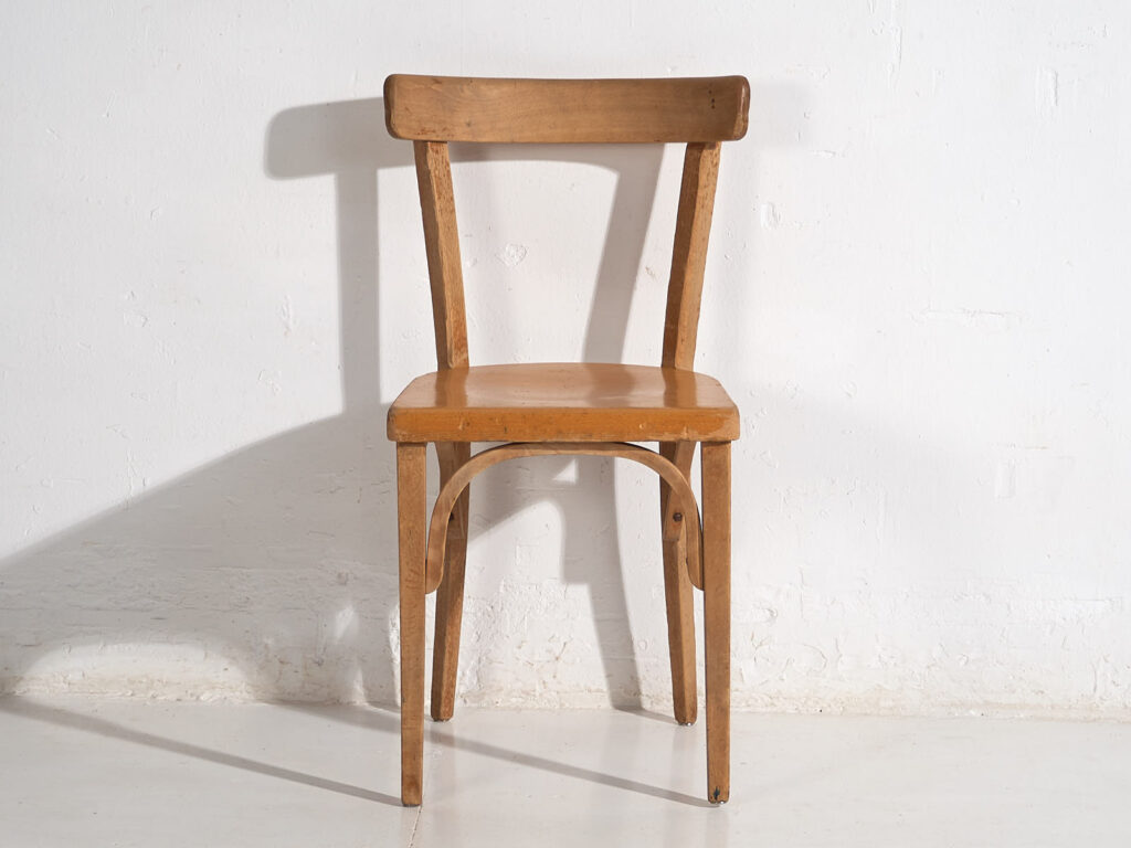 Sillas vintage de madera curvada (c.1940). Conjunto de 4 piezas #1