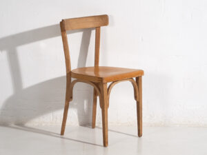 Sillas vintage de madera curvada (c.1940). Conjunto de 4 piezas #1