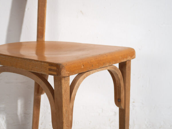 Sillas vintage de madera curvada (c.1940). Conjunto de 4 piezas #1