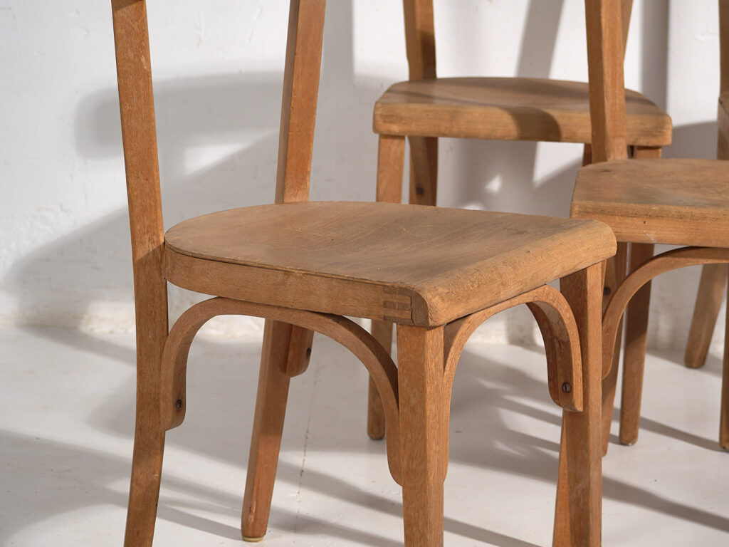Sillas Thonet de estilo vintage (c.1940). Conjunto de 4 piezas #2