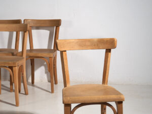 Vintage Viennese style chairs (c.1940). Set of 4 pieces #3