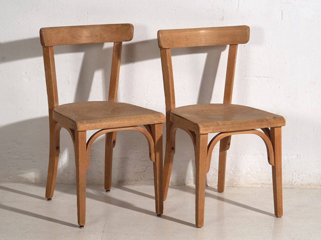 Vintage Viennese style chairs (c.1940). Set of 4 pieces #3