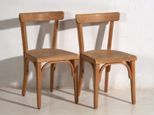 Vintage Viennese style chairs (c.1940). Set of 4 pieces #3